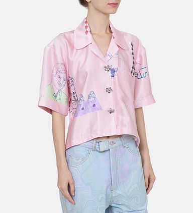 Ghazl Al Banat Silk Shirt