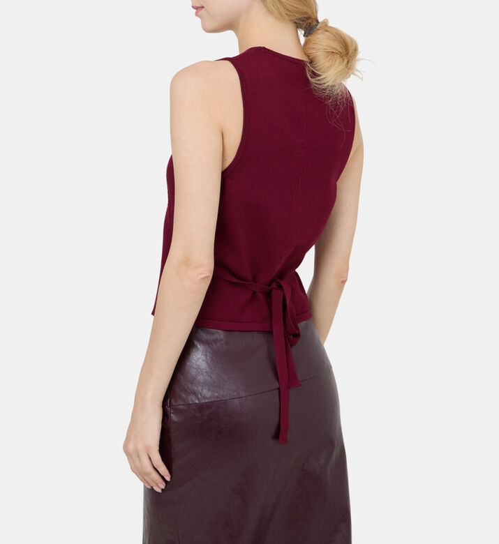 Button-up Ribbed Waistcoat Button-up Ribbed Waistcoat