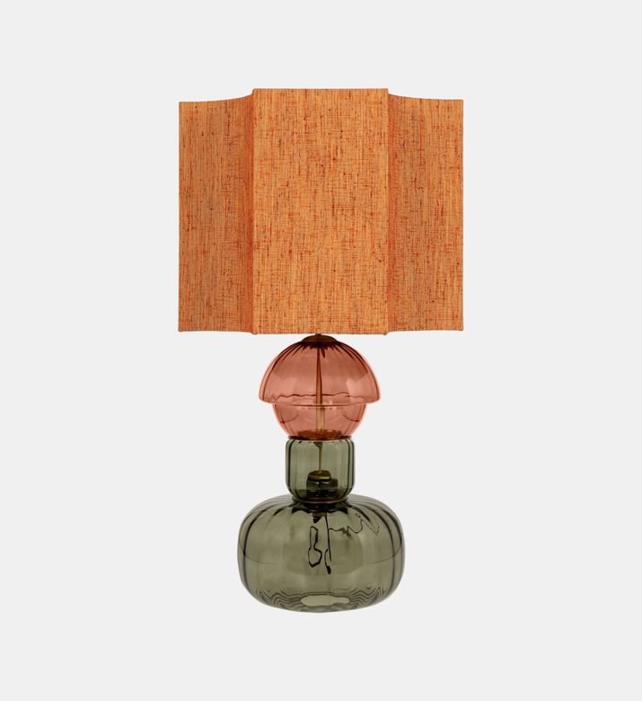 Rectangle Glass Table Lamp
