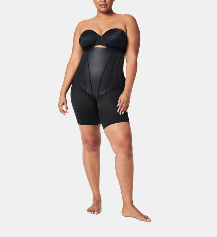 High-waisted Mid-thigh Shorts