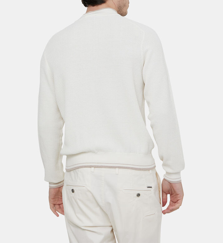 سترة بومبر بخيوط قطن نقي