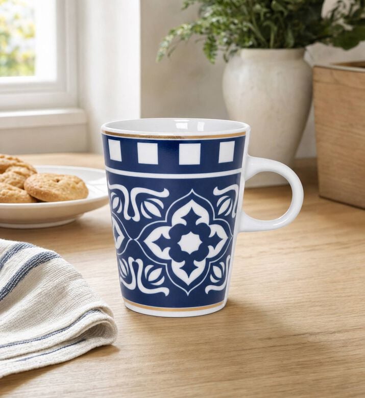 Baci Milano Infinity Printed Mug 8.2 X 10.2, Model View