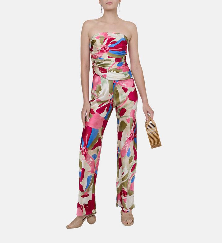 Stacie Floral Silk Pants Stacie Floral Silk Pants