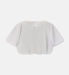 Moschino BKT Jersey Cropped Rhinestone-embellished T-shirt, Packshot View