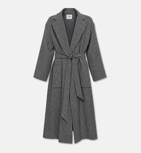 Weill Belted Houndstooth Coat, Packshot View