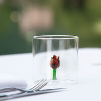 Tulip Borosilicate Glass Tumbler