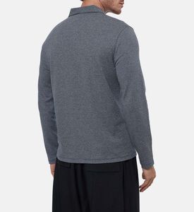 Vince Johnny Long-sleeve Regular-fit Top, Model View