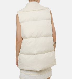 Edward Achour Paris Button-detail Zip Fastening Sleeveless Vest, Model View
