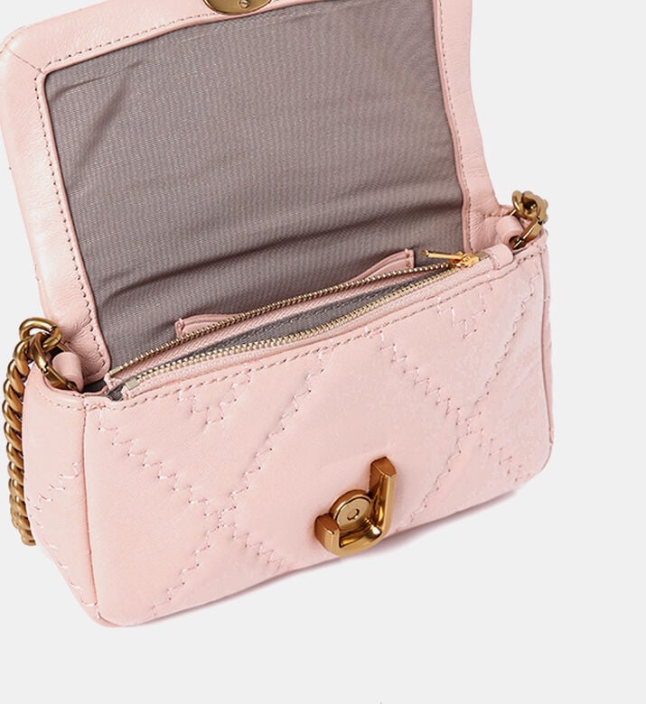 The Quilted Leather Mini Shoulder Bag The Quilted Leather Mini Shoulder Bag