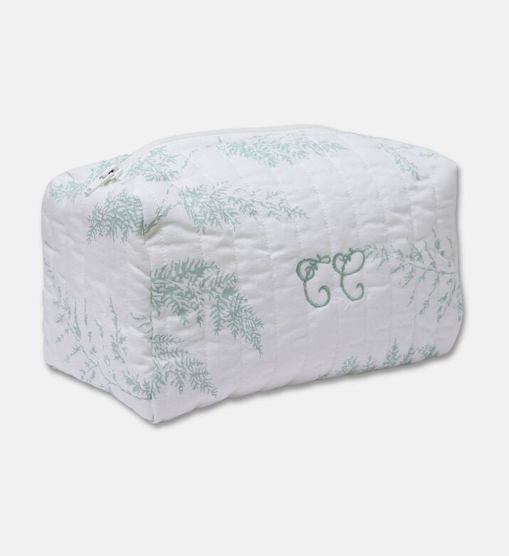 Tartine et Chocolat Baby Feuillage Toiletry Bag, Green, Packshot View