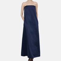 Satin Sleeveless Maxi Dress
