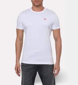 Diesel Box Logo-detail T-shirt, White, L, Model View