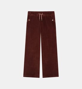 Elastic Waist Wide-leg Pants