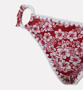 Leslie Amon Floral-print Low-rise Bottoms, Packshot View
