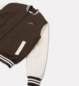 Les Deux Striped Tech Varsity Jacket, Packshot View