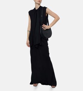 Plan C Ruffle Hem Maxi Skirt, Model View