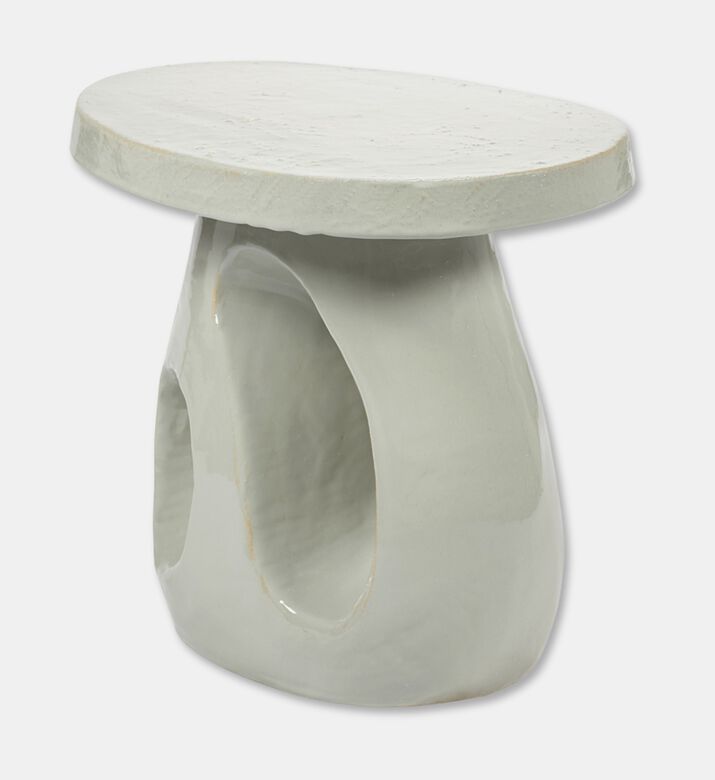 Serax Dark Green Am&eacute; Side Table 10, Grey, Packshot View