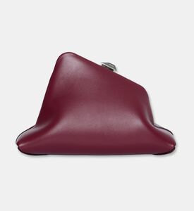 The Attico Day Off Small Shoulder Strap Clutch, Burgundy, Packshot View