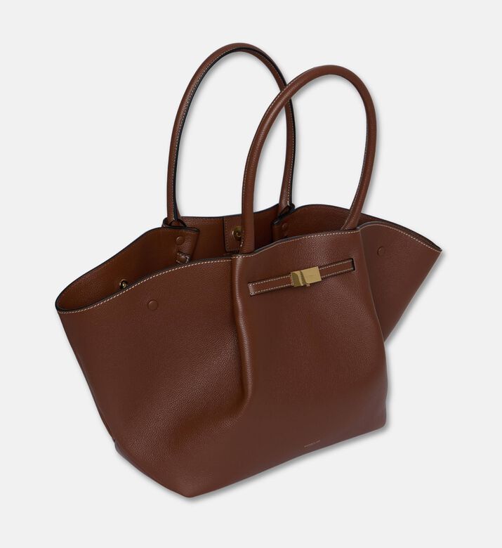 Demellier New York Grained Leather Bag, Light-brown, Packshot View