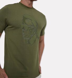 Karl Lagerfeld Jersey Cotton Printed T-shirt, Model View