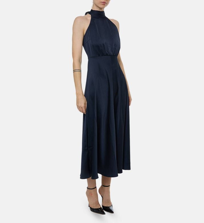 Samsoe Halter Neck Midi Dress, Model View Samsoe Halter Neck Midi Dress, Model View