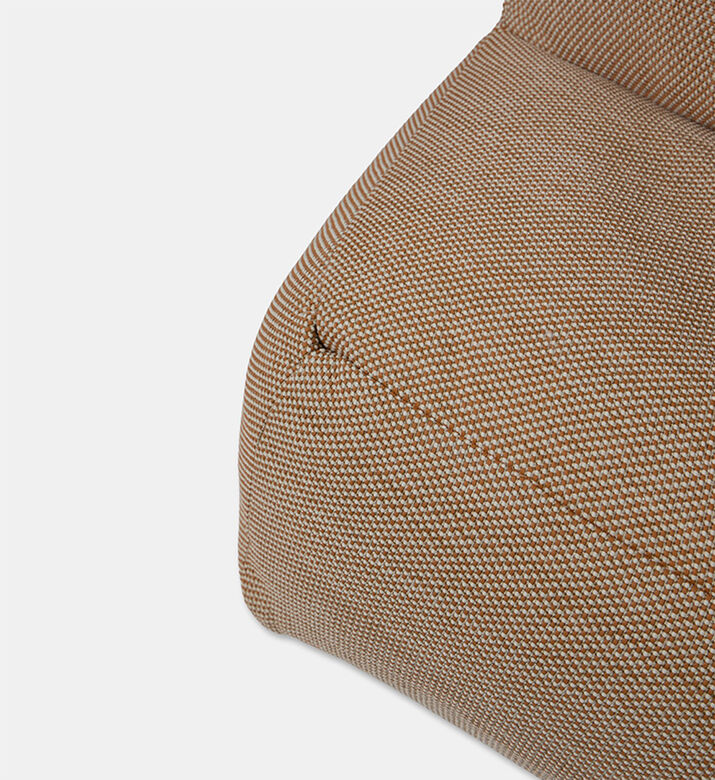 Home Deco and More Nirvana Quick-dry Fabric Corner Chair, Orange, Packshot View