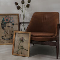 Luxor Oak Wood Arm Chair