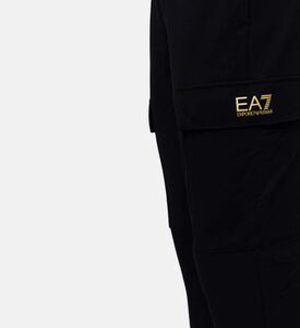 Flap-pockets Cotton Sweatpants