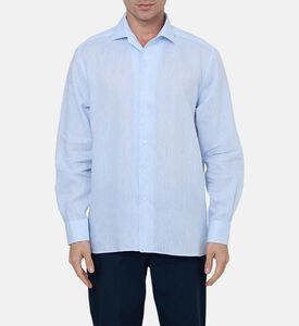 Pale Blue Linen Shirt