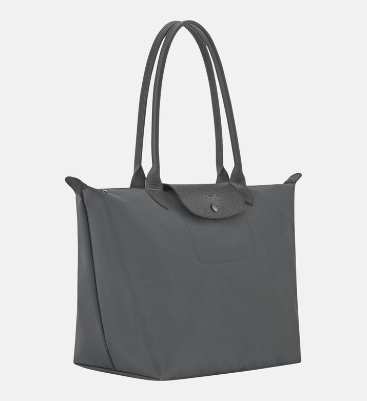 Longchamp Foldable Nylon Top-handle Tote Bag, Anthracite, Packshot View