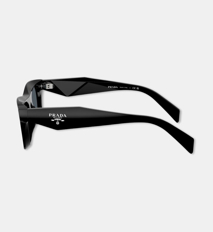 Prada Square-shaped Acetate Black Frame Sunglasses, Packshot View