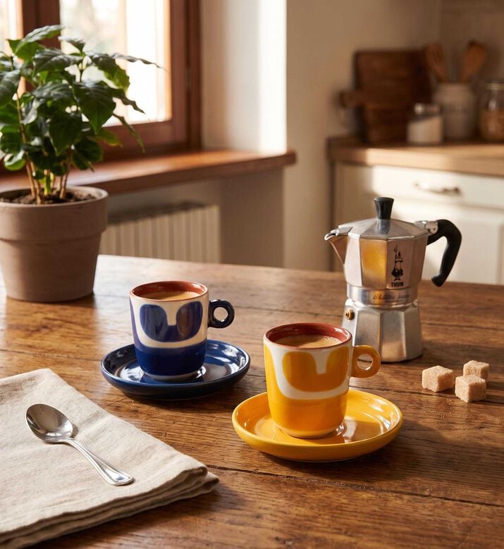 Thun Attimi Spots 2-piece Coffee Cup Set, Model View