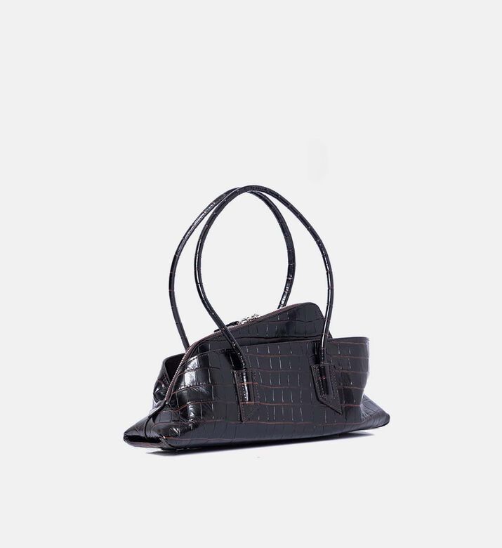 La Passeggiata Small Crocodile-printed Top Handle Bag La Passeggiata Small Crocodile-printed Top Handle Bag