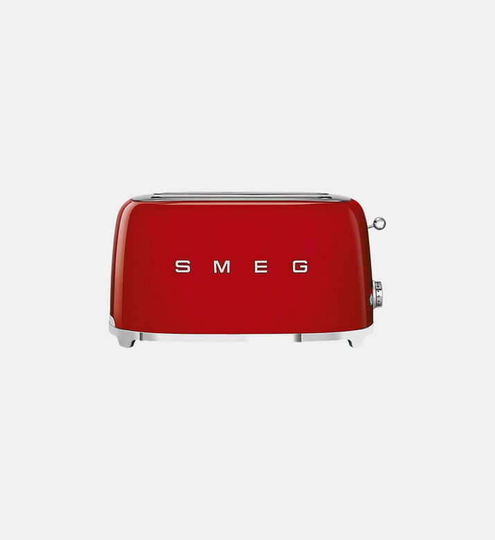 Smeg 50s Style 4-slice Toaster, Red, Packshot View