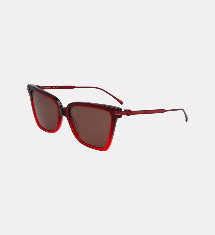 Rectangle Full-rim Sunglasses 56