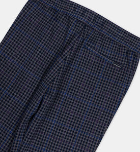 Boy Micro-check Knitted Pants