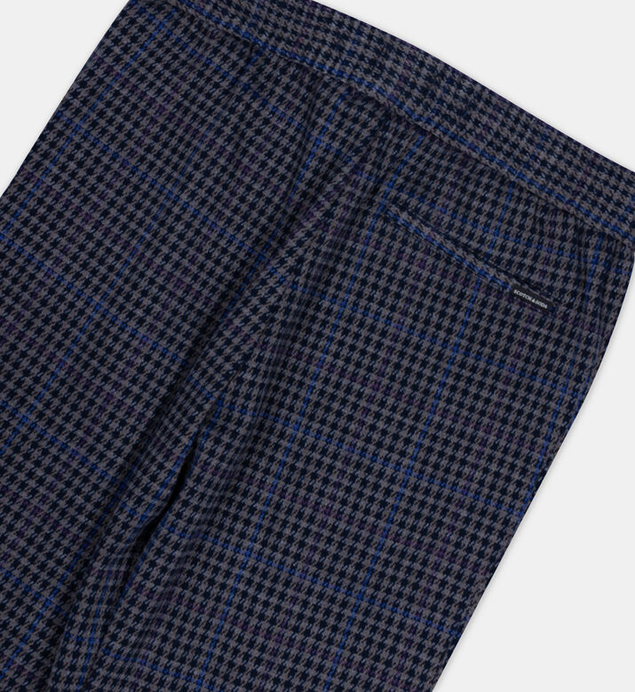 Boy Micro-check Knitted Pants