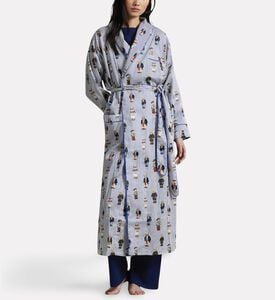 Polo by Ralph Lauren All-over Bear-print Robe, Model View