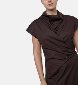 Soeur Foggia Wrap-front Midi Dress, Model View