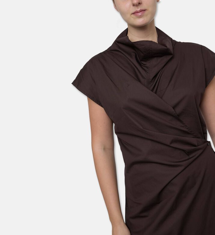 Soeur Foggia Wrap-front Midi Dress, Model View
