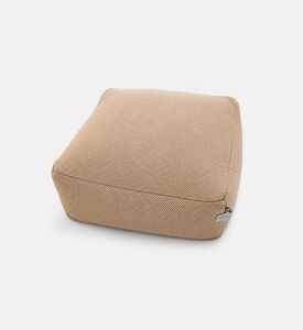 Home Deco and More Nirvana Multipurpose Outdoor Pouf, Orange, Packshot View