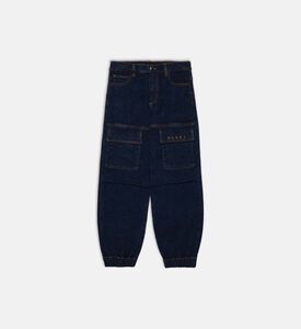 Cargo Denim-style Pants