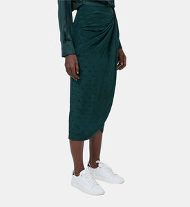 Jamelia Silk Jacquard Wings Skirt