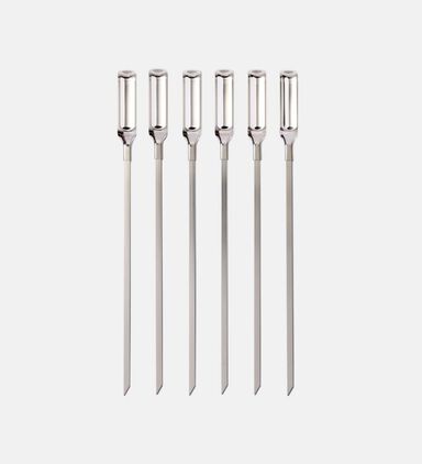 Stainless Grilling Skewers 6-piece Set
