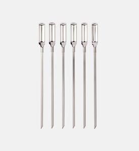Stainless Grilling Skewers 6-piece Set Stainless Grilling Skewers 6-piece Set