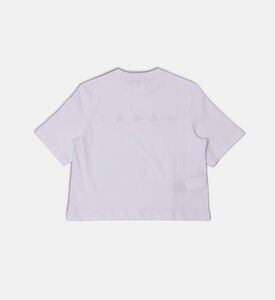Metallic Logo-print Boxy-fit T-shirt Metallic Logo-print Boxy-fit T-shirt