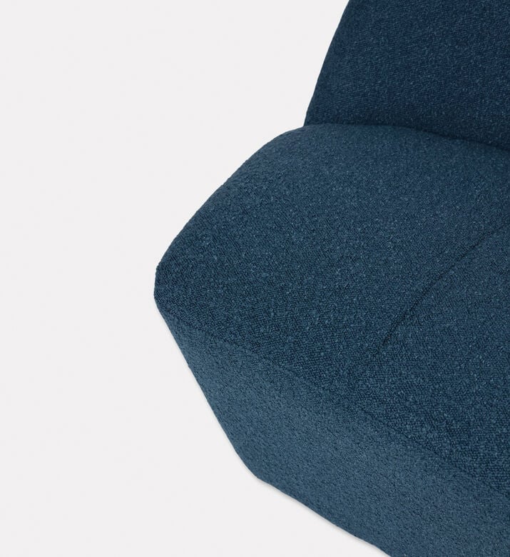Home Deco and More Pettal Lounge Chair, Blue, Packshot View