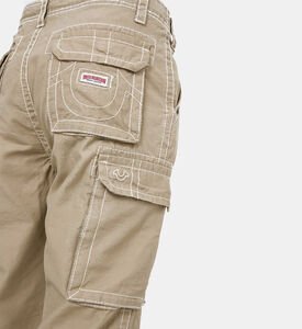 بنطال كارجو قطن فضفاض