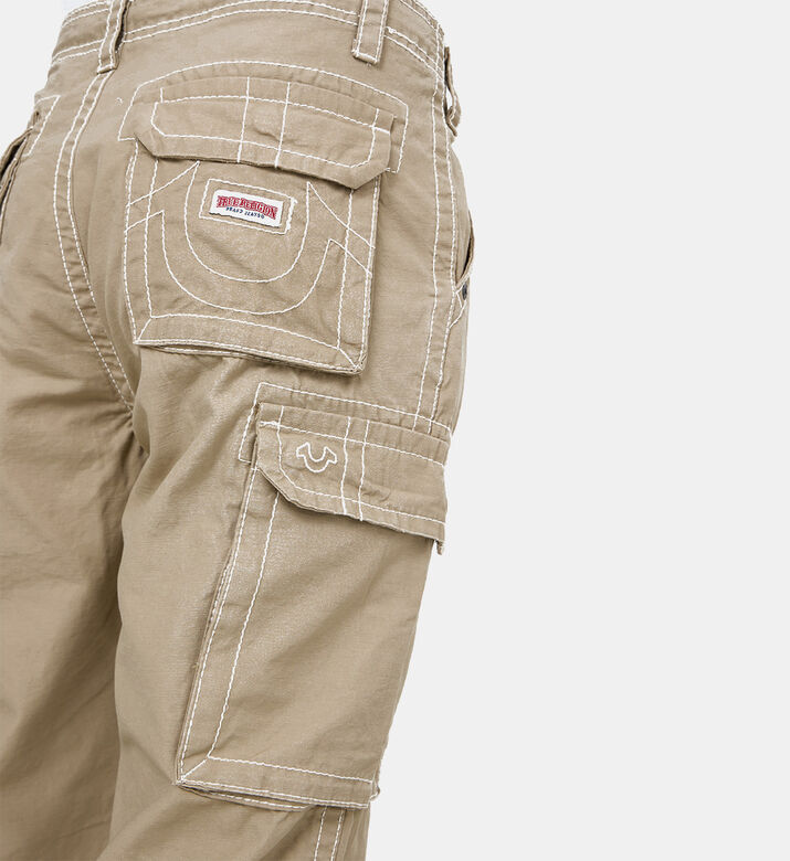 بنطال كارجو قطن فضفاض