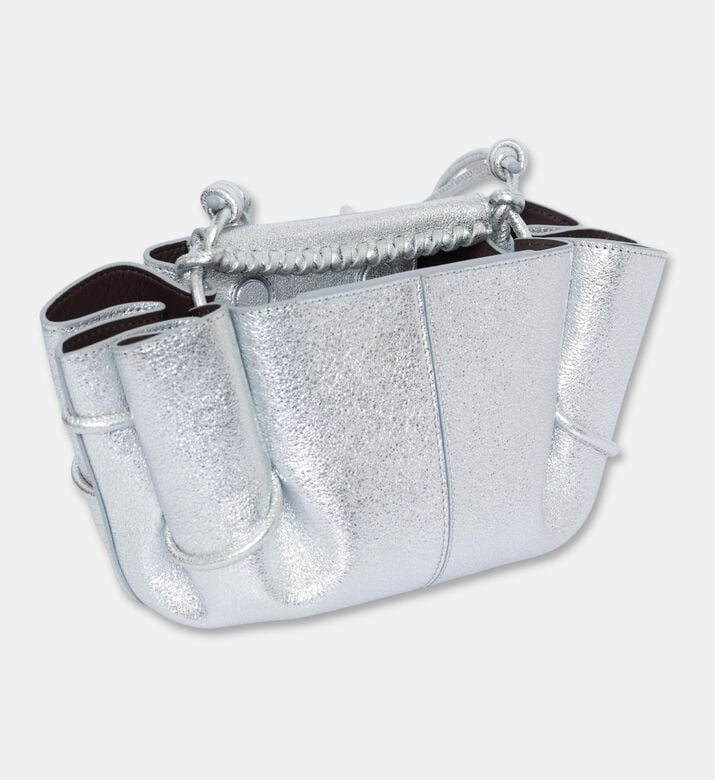Hereu Pleated Metallic Handbag, Packshot View